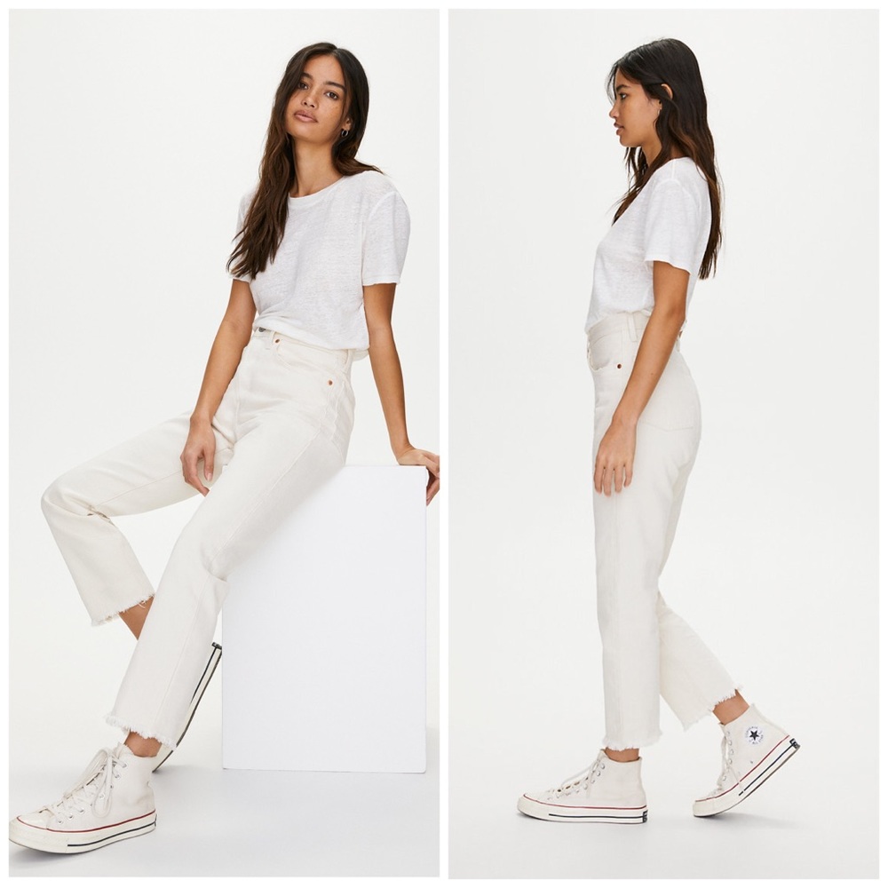 NEW Levi’s 501 Original Cropped Ankle Mom Jeans 30 - Picture 6 of 8